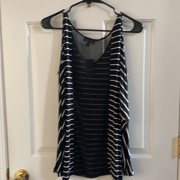 Bebe Sheer Back Cold Shoulder Top - Picture 6 of 8